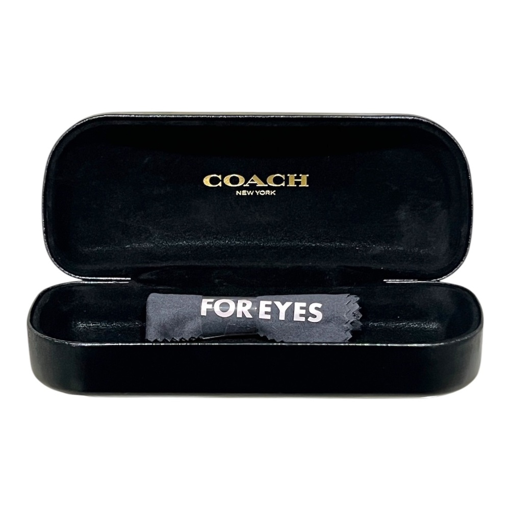 Leather Coach Eyeglasses Sunglasses Case